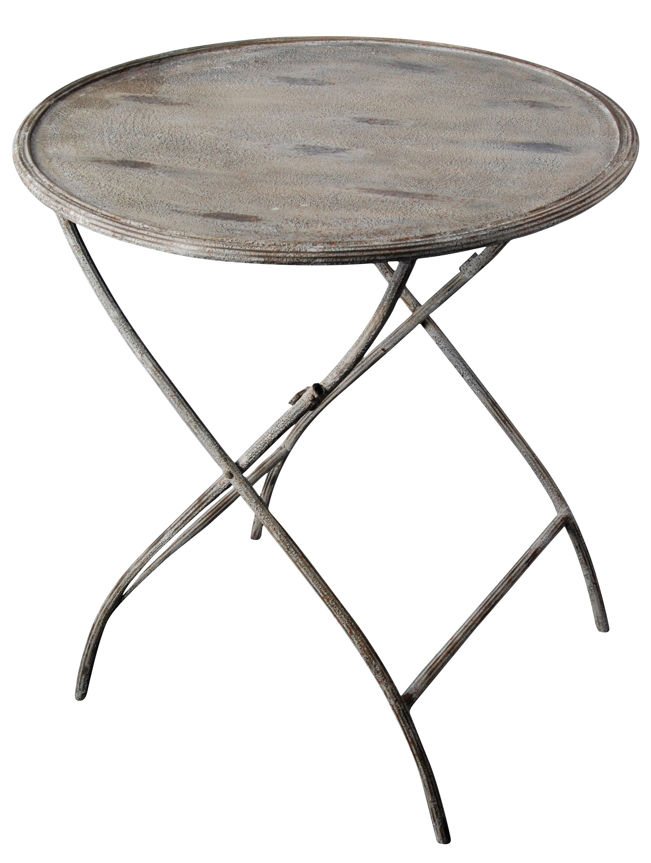 ESSCHERT DESIGN TABLE EN METAL PATINE