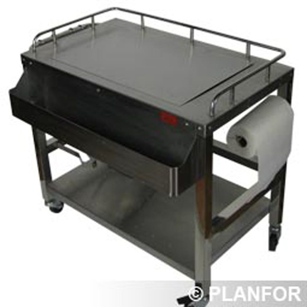 CHARIOT A PLANCHA INOX SPECI