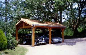 Carport pour 2 voitures Charpente Traditionnelle 5mx6m