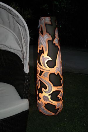 DREAM GARDEN LAMPE DESIGN EN RESINE BALI