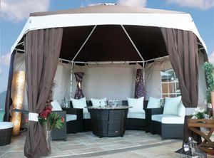 DREAM GARDEN TONNELLE DE LUXE HEXAGONALE CHOCOLAT
