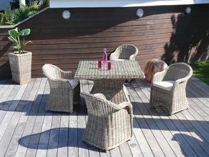 image_SALON DE JARDIN 4 PERSONNES EN KUBU AVEC FAUTEUILS