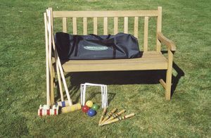 TRADITIONAL GARDEN GAMES JEU CROQUET 75cm