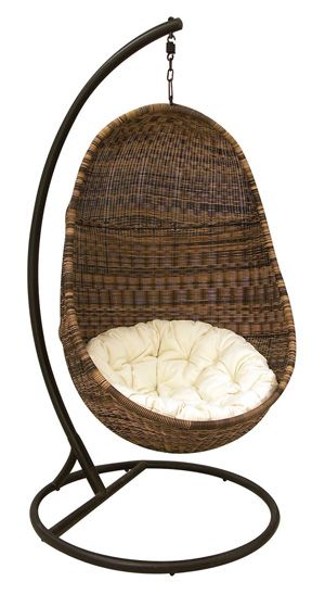  Fauteuil oeuf suspendu en r�sine
