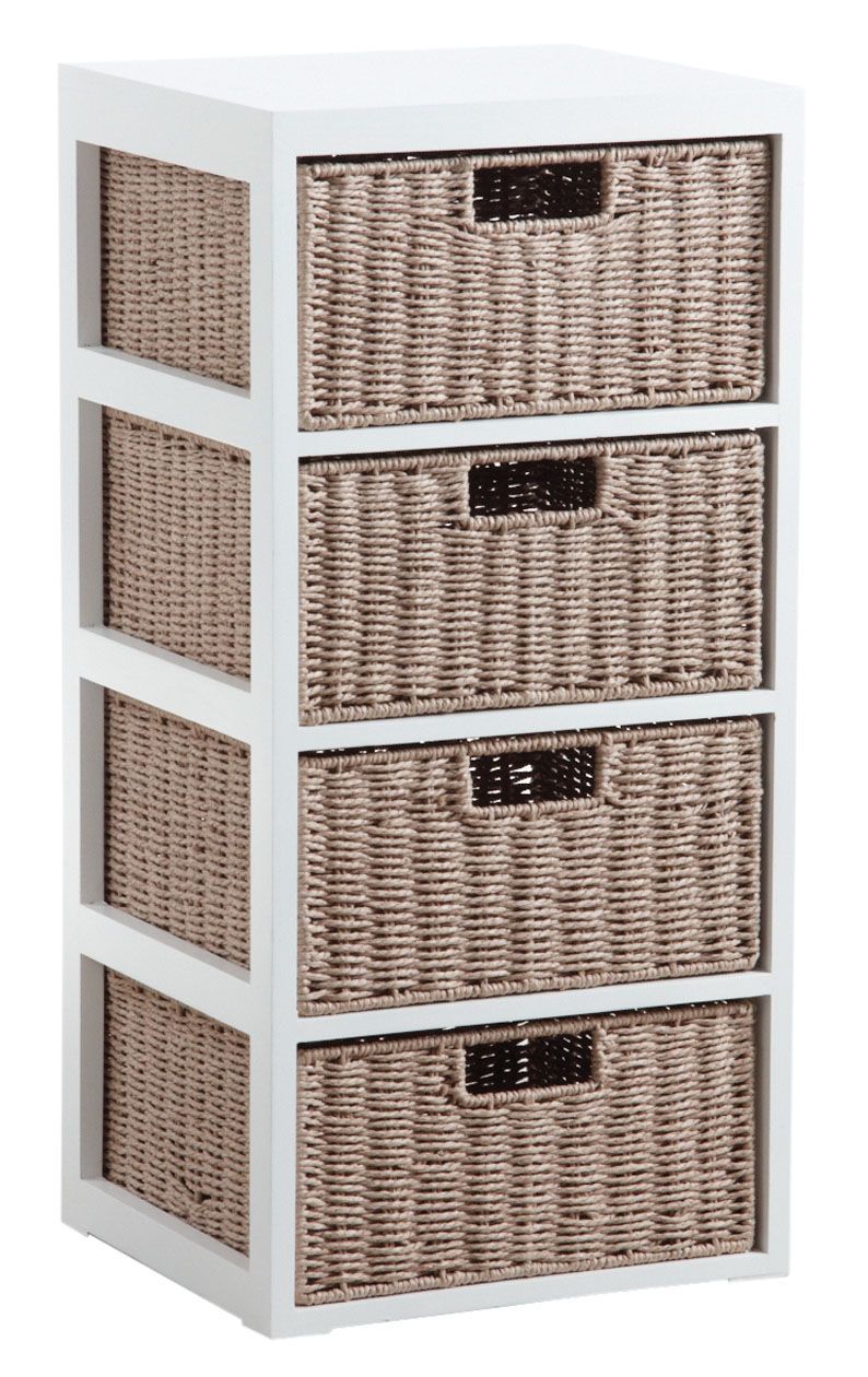 Corde De Bois Dimension : Commode 4 tiroirs en bois et papier cord? Corde De Bois Dimension : Commode 4 tiroirs en bois et papier cord?