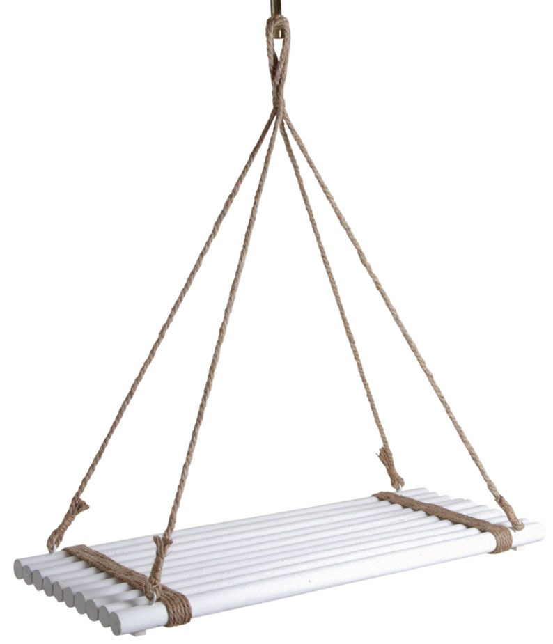 Corde De Bois Dimension : Coloris blanc, Mat?riau principal, Mat?riaux, Corde, Dimensions Corde De Bois Dimension : Coloris blanc, Mat?riau principal, Mat?riaux, Corde, Dimensions