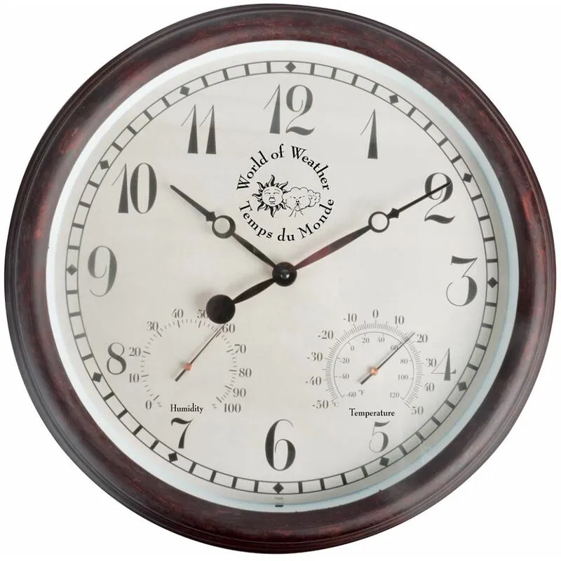 Horloge thermomètre hygromètre extérieure