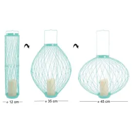 Lanterne rétractable avec photophore LED