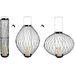 Lanterne rétractable avec photophore LED