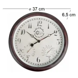 Horloge thermomètre hygromètre extérieure