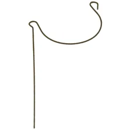 Support à plantes courbé en acier (Lot de 6)