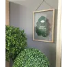 Cadre bois et verre pour feuille XL