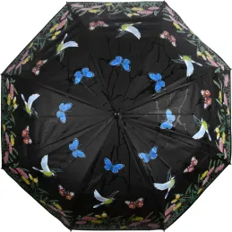 Parapluie oiseau couleurs changeantes