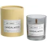 Bougie mèche en bois et boite kraft Factory