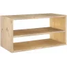 Meuble rangement avec tablette en pin massif Dinamic