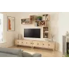 Meuble rangement avec tablette en pin massif Dinamic