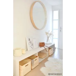 Meuble rangement avec tablette en pin massif Dinamic