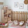 Étagère cubes en bois brut Dinamic