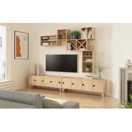 Cube de rangement en pin massif Dinamic