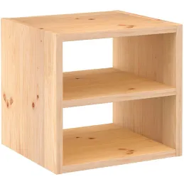 Cube de rangement en pin massif Dinamic