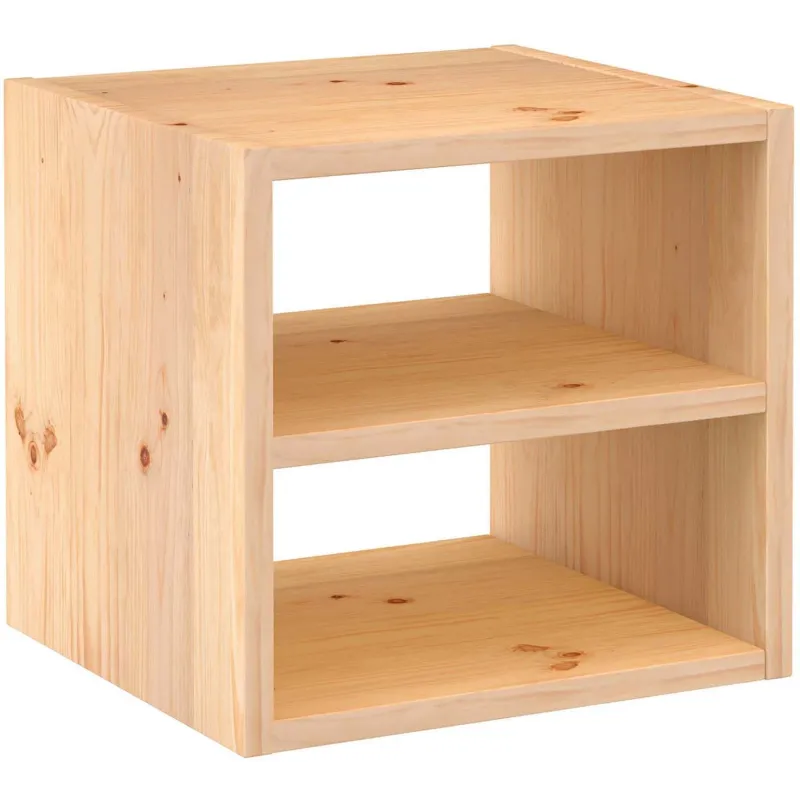 Cube de rangement en pin massif Dinamic