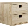 Cube de rangement en pin massif Dinamic