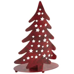 Photophore sapin de Noël en métal