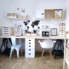 Cube de rangement en pin massif Dinamic