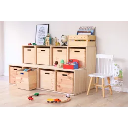 Caisse en pin massif 30 cm Dinamic