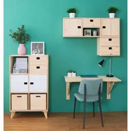 Caisse en pin massif 30 cm Dinamic