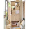 Caisse en pin massif 30 cm Dinamic