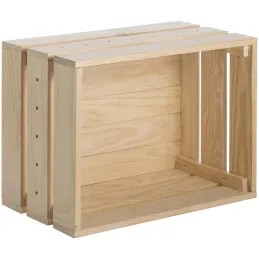 Caisse en pin massif modulable Home box