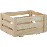 Caisse de rangement en pin massif Home box