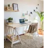 Caisse de rangement en pin massif Home box