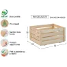 Caisse de rangement en pin massif Home box