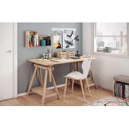 Caisse de rangement en pin massif Home box