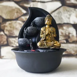Fontaine relaxante bouddha LED Praya