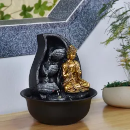 Fontaine relaxante bouddha LED Praya