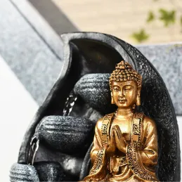 Fontaine relaxante bouddha LED Praya