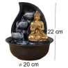 Fontaine relaxante bouddha LED Praya