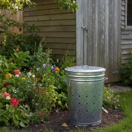 Bac multi-usages composteur acier galvanisé 100 litres