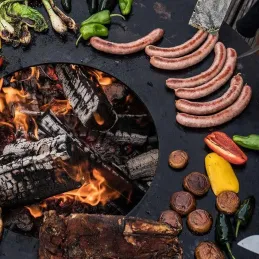 Barbecue brasero en acier  Carus