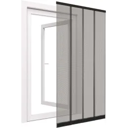 Rideau moustiquaire pour porte fenêtre en polyester