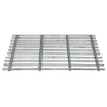 Grille gratte pieds en acier galvanisé