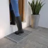 Grille gratte pieds en acier galvanisé