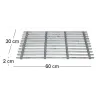 Grille gratte pieds en acier galvanisé
