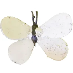 Papillon à fixer en métal recyclé