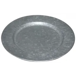 Dessous d'assiette en métal galvanisé