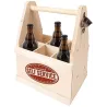 Porte-bouteilles en bois avec décapsuleur