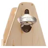 Porte-bouteilles en bois avec décapsuleur